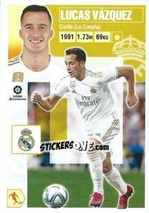 Figurina Lucas Vázquez (15A) - Liga Spagnola 2020-2021 - Colecciones ESTE