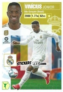 Sticker Vinicius (17A) - Liga Spagnola 2020-2021 n. 390 - Colecciones ESTE