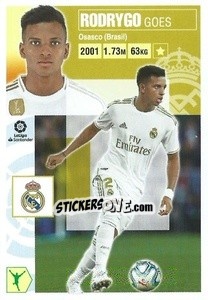 Sticker Rodrygo (17B) - Liga Spagnola 2020-2021 n. 391 - Colecciones ESTE