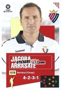 Sticker Entrenador - Jagoba Arrasate (1) - Liga Spagnola 2020-2021 - Colecciones ESTE