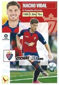 Sticker Nacho Vidal (4) - Liga Spagnola 2020-2021 - Colecciones ESTE
