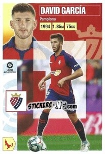Cromo David García (7) - Liga Spagnola 2020-2021 - Colecciones ESTE