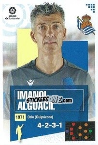 Sticker Entrenador - Imanol Alguacil (1) - Liga Spagnola 2020-2021 - Colecciones ESTE