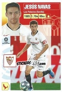 Cromo Jesús Navas (4) - Liga Spagnola 2020-2021 - Colecciones ESTE