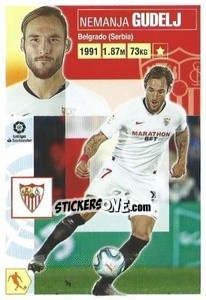 Sticker Gudelj (9) - Liga Spagnola 2020-2021 n. 469 - Colecciones ESTE