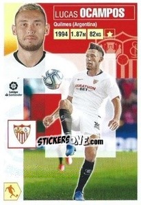 Figurina Ocampos (14) - Liga Spagnola 2020-2021 - Colecciones ESTE