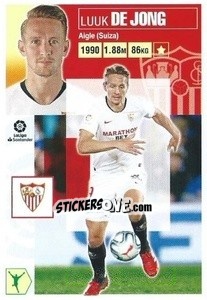 Sticker De Jong (17) - Liga Spagnola 2020-2021 - Colecciones ESTE