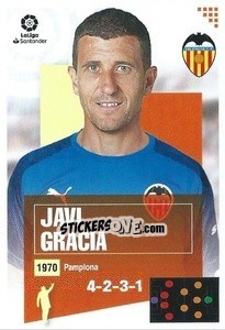 Cromo Entrenador - Javi Gracia (1) - Liga Spagnola 2020-2021 - Colecciones ESTE