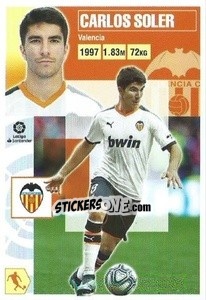 Sticker Carlos Soler (12) - Liga Spagnola 2020-2021 n. 502 - Colecciones ESTE