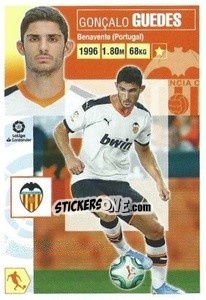 Sticker Guedes (14) - Liga Spagnola 2020-2021 n. 504 - Colecciones ESTE