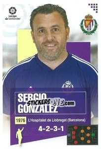 Cromo Entrenador - Sergio González (1) - Liga Spagnola 2020-2021 - Colecciones ESTE