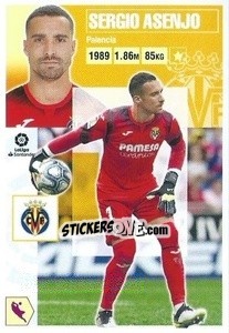 Sticker Sergio Asenjo (2) - Liga Spagnola 2020-2021 - Colecciones ESTE