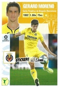 Sticker Gerard Moreno (17) - Liga Spagnola 2020-2021 n. 568 - Colecciones ESTE