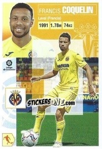 Sticker Francis Coquelin (12BIS) - Liga Spagnola 2020-2021 - Colecciones ESTE