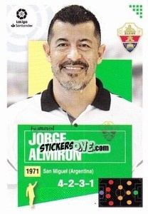 Cromo Entrenador - Jorge Almirón (1) - Liga Spagnola 2020-2021 - Colecciones ESTE