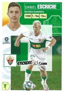 Sticker Escriche (16) - Liga Spagnola 2020-2021 - Colecciones ESTE