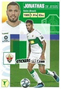 Cromo Jonathas (18) - Liga Spagnola 2020-2021 - Colecciones ESTE