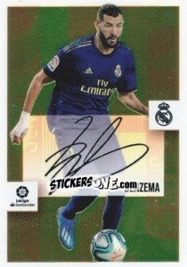 Sticker BENZEMA (1) - Liga Spagnola 2020-2021 n. 611 - Colecciones ESTE