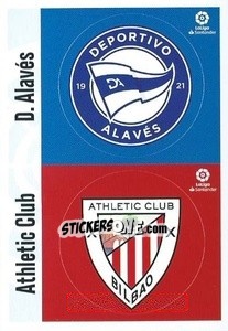 Cromo Escudo ALAVéS - ATHLETIC (1) - Liga Spagnola 2020-2021 - Colecciones ESTE