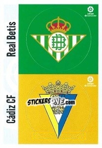 Sticker Escudo BETIS - CÁDIZ (3) - Liga Spagnola 2020-2021 - Colecciones ESTE