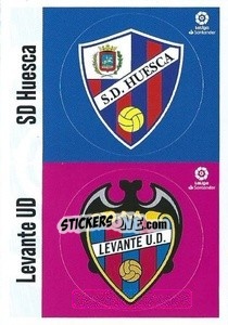 Sticker Escudo HUESCA - LEVANTE (6) - Liga Spagnola 2020-2021 n. 6 - Colecciones ESTE