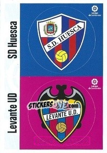 Cromo Escudo HUESCA - LEVANTE (6)