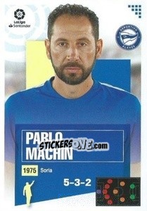 Cromo Entrenador - Pablo Machín (1) - Liga Spagnola 2020-2021 - Colecciones ESTE