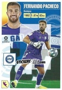 Sticker Fernando Pacheco (2) - Liga Spagnola 2020-2021 - Colecciones ESTE