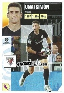 Sticker Unai Simón (2) - Liga Spagnola 2020-2021 n. 42 - Colecciones ESTE