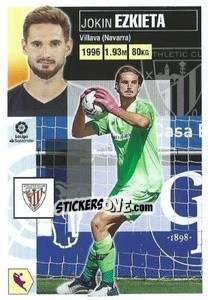 Cromo Jokin Ezkieta (3) - Liga Spagnola 2020-2021 - Colecciones ESTE