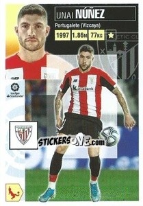 Cromo Núñez (6) - Liga Spagnola 2020-2021 - Colecciones ESTE