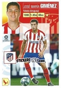 Sticker Giménez (7) - Liga Spagnola 2020-2021 n. 77 - Colecciones ESTE