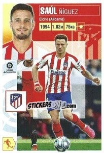 Figurina Saul (13) - Liga Spagnola 2020-2021 - Colecciones ESTE