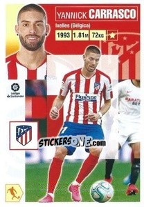 Sticker Carrasco (14A) - Liga Spagnola 2020-2021 n. 86 - Colecciones ESTE