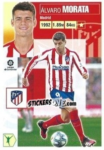 Sticker Morata (17) - Liga Spagnola 2020-2021 n. 90 - Colecciones ESTE