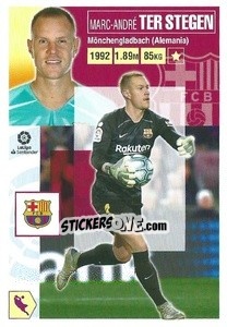 Cromo Ter Stegen (2) - Liga Spagnola 2020-2021 n. 102 - Colecciones ESTE