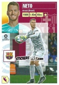 Sticker Neto (3) - Liga Spagnola 2020-2021 - Colecciones ESTE