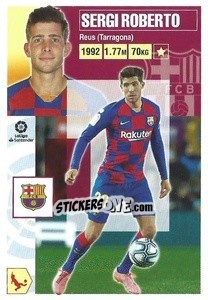 Cromo Sergi Roberto (4) - Liga Spagnola 2020-2021 - Colecciones ESTE