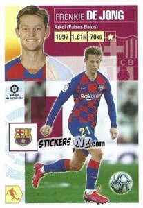 Sticker De Jong (12) - Liga Spagnola 2020-2021 n. 112 - Colecciones ESTE