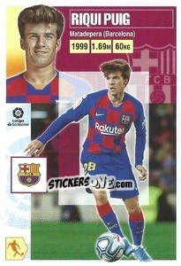 Sticker Riqui Puig (13B) - Liga Spagnola 2020-2021 - Colecciones ESTE