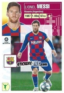 Sticker Messi (15) - Liga Spagnola 2020-2021 n. 117 - Colecciones ESTE