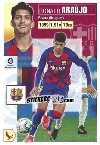 Sticker Ronald Araújo (8BIS) - Liga Spagnola 2020-2021 - Colecciones ESTE