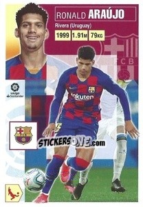 Sticker Ronald Araújo (8BIS) - Liga Spagnola 2020-2021 n. 122 - Colecciones ESTE