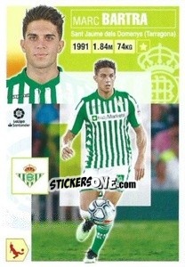 Sticker Bartra (5) - Liga Spagnola 2020-2021 n. 135 - Colecciones ESTE