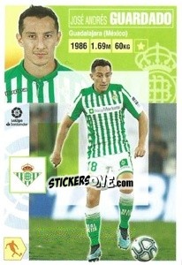 Sticker Guardado (10) - Liga Spagnola 2020-2021 n. 140 - Colecciones ESTE