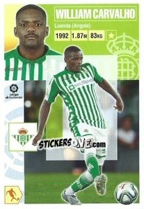 Sticker William Carvalho (12A) - Liga Spagnola 2020-2021 - Colecciones ESTE
