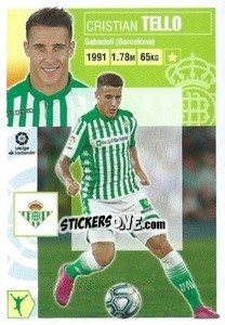 Sticker Tello (16A) - Liga Spagnola 2020-2021 - Colecciones ESTE