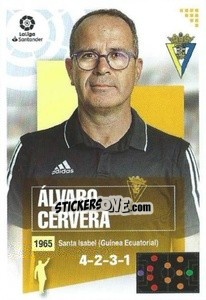 Sticker Entrenador - Álvaro Cervera (1) - Liga Spagnola 2020-2021 - Colecciones ESTE