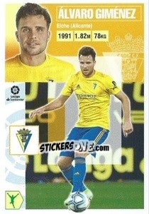 Sticker Álvaro Giménez (17) - Liga Spagnola 2020-2021 - Colecciones ESTE