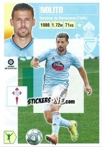 Cromo Nolito (15) - Liga Spagnola 2020-2021 - Colecciones ESTE